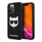 Чехол Karl Lagerfeld Liquid silicone Choupette Hard для iPhone 13 Pro, черный