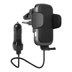 Держатель EnergEA WiMount Sense 2 (15 Вт) All-in-One с беспроводной зарядкой, на торпеду/стекло/решетку