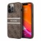 Чехол Guess 4G Stripe printed logo Hard для iPhone 13 Pro, коричневый