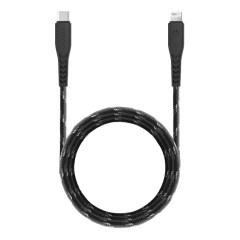 Кабель EnergEA NyloFlex USB-С/Lightning MFi C94 (1.5 м), черный