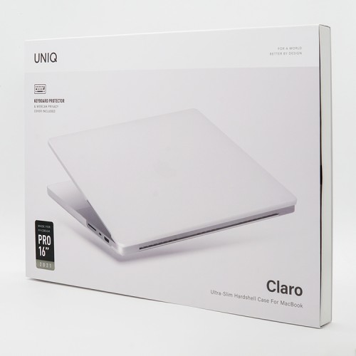 Чехол Uniq HUSK Pro Claro для MacBook Pro 16 (2023/2021), прозрачный