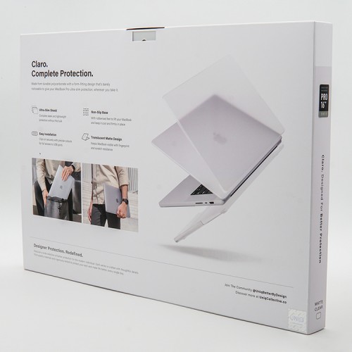 Чехол Uniq HUSK Pro Claro для MacBook Pro 16 (2023/2021), прозрачный
