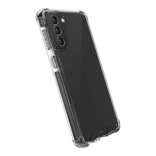 Чехол Uniq Combat Black для Galaxy S22 Plus, прозрачный (черная рамка)