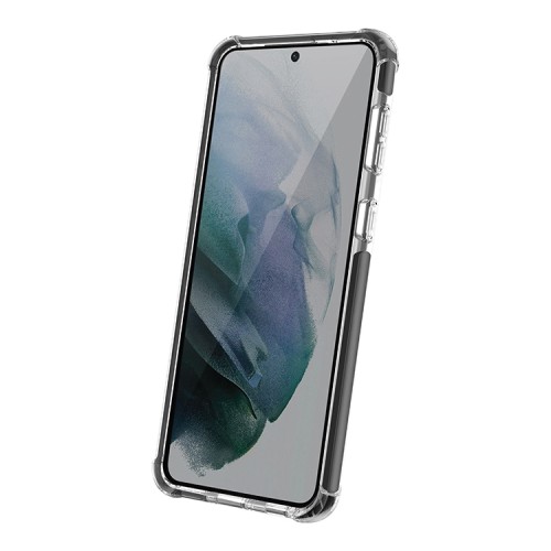 Чехол Uniq Combat Black для Galaxy S22 Plus, прозрачный (черная рамка)