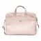 Сумка Guess 4G Bag with Triangle metal logo для ноутбуков 15-16 дюймов, розовая
