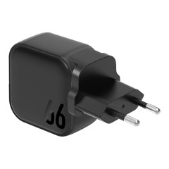 Сетевое зарядное EnergEA Travelite Gan66, 2USB-C PD/PPS + USB QC3.0 66W