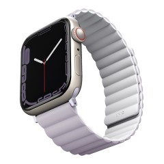 Ремешок Uniq Revix reversible Magnetic для Apple Watch 49-46-45-44 mm, фиолетовый/белый
