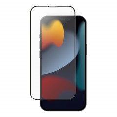 Матовое стекло Uniq OPTIX Matte для iPhone 14 Pro, черная рамка (+installer)