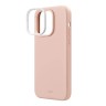 Силиконовый чехол Uniq LINO для iPhone 14 Pro Max, розовый