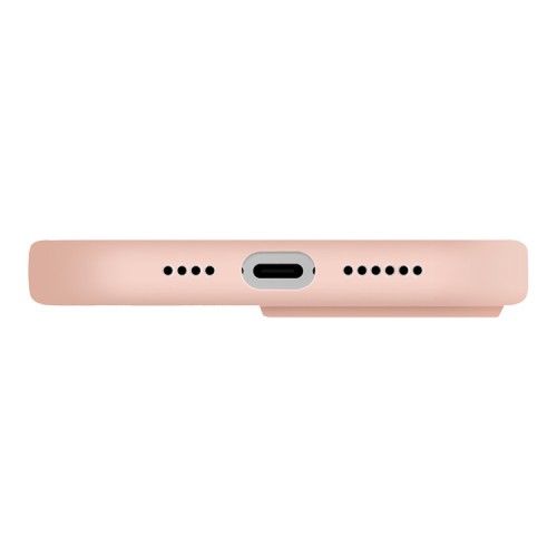 Силиконовый чехол Uniq LINO для iPhone 14 Pro Max, розовый