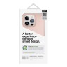 Силиконовый чехол Uniq LINO для iPhone 14 Pro Max, розовый