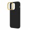 Силиконовый чехол Uniq LINO для iPhone 14 Pro, черный
