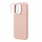 Силиконовый чехол Uniq LINO для iPhone 14 Pro, розовый