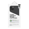 Силиконовый чехол Uniq LINO для iPhone 14 Plus, серый (Magsafe)