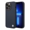 Чехол BMW Liquid Silicone для iPhone 14 Pro Max, синий