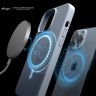 Чехол Elago MagSafe Soft Silicone для iPhone 13 Pro Max, голубой