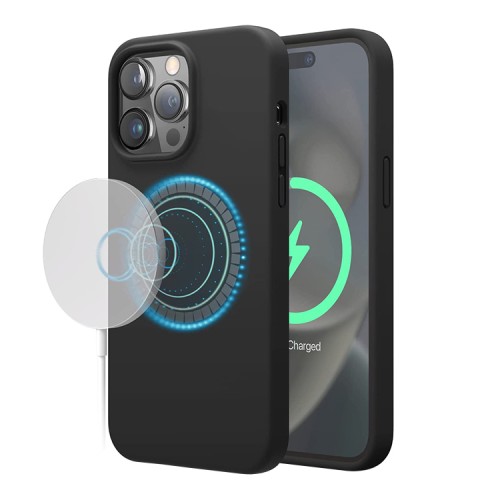 Чехол Elago MagSafe Soft Silicone для iPhone 14 Pro Max, черный
