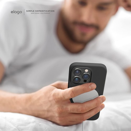 Чехол Elago MagSafe Soft Silicone для iPhone 14 Pro Max, черный