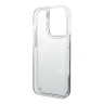 Чехол Guess Liquid glitter Flower Hard для iPhone 14 Pro, синий