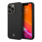 Чехол Mercedes Liquid Silicone Hard для iPhone 14 Pro, черный