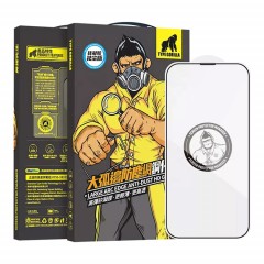 Защитное стекло BLUEO Large arc Dustproof для iPhone 14 Pro, черная рамка