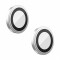 BLUEO Camera lens Armor metal для камеры iPhone 14 | 14 Plus, Silver (2 шт +installer)