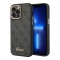 Чехол Guess PU 4G w Script metal logo Hard для iPhone 14 Pro, черный (Magsafe)