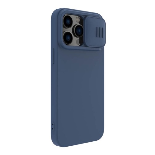 Чехол Nillkin CamShield Silky Silicone для iPhone 14 Pro, Midnight Blue