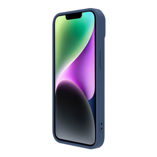 Чехол Nillkin CamShield Silky Silicone для iPhone 14 Plus, Midnight Blue