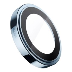 BLUEO Camera Lens PVD stainless steel для камеры iPhone 13 Pro | 13 Pro Max, Blue (3 шт +installer)