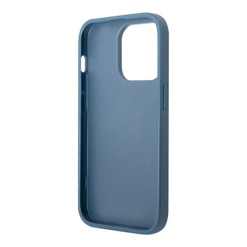 Чехол Guess 4G Big metal logo Hard для iPhone 14 Pro, голубой