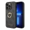 Чехол Guess PU 4G + Ring Hard для iPhone 14 Pro Max, серый