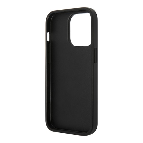Чехол Lagerfeld PU Monogram Vertical logo Hard для iPhone 14 Pro, серый