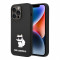 Чехол Lagerfeld Liquid silicone NFT Choupette Hard для iPhone 14 Pro, черный (Magsafe)