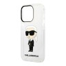 Чехол Lagerfeld NFT Karl Ikonik Hard для iPhone 14 Pro Max, прозрачный