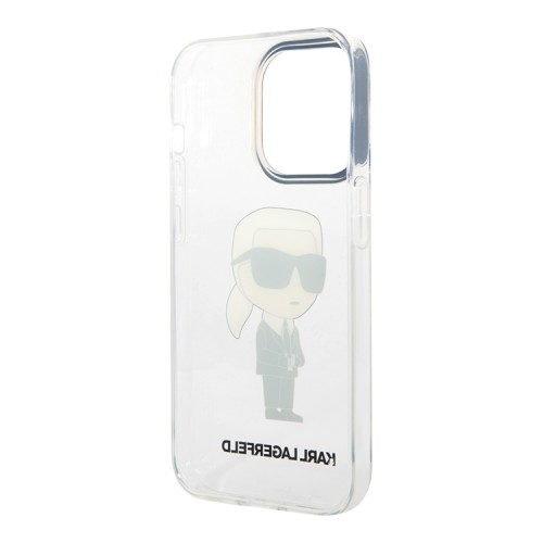 Чехол Lagerfeld NFT Karl Ikonik Hard для iPhone 14 Pro Max, прозрачный