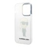 Чехол Lagerfeld NFT Karl Ikonik Hard для iPhone 14 Pro Max, прозрачный