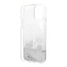 Lagerfeld Liquid glitter Karl & Choupette Hard для 11, серебристый KLHCN61GKCS
