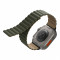 Ремешок Uniq Revix reversible Magnetic для Apple Watch 49-46-45-44 mm, зеленый/бежевый
