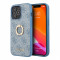 Чехол Guess PU 4G + Ring Hard для iPhone 14 Pro, синий