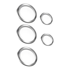 BLUEO Camera lens Armor metal для камеры Galaxy S23 Ultra, Silver (5 шт)