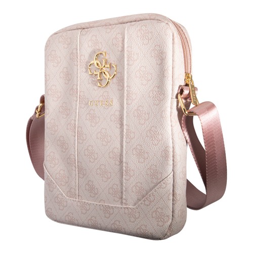 Сумка Guess 4G Bag with Big metal logo для планшета до 8", розовая