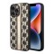 Чехол Lagerfeld PU Monogram Vertical logo Hard для iPhone 14 Pro Max, коричневый