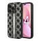 Чехол Lagerfeld PU Monogram Vertical logo Hard для iPhone 14 Pro Max, серый