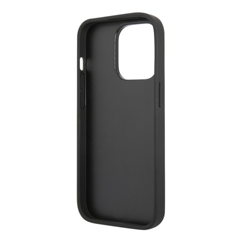 Чехол Lagerfeld Solid glitter NFT Choupette Hard для iPhone 14 Pro Max, черный