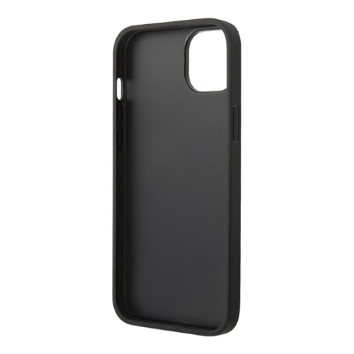 Чехол Lagerfeld PU Monogram Vertical logo Hard для iPhone 14, коричневый