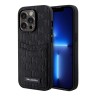 Чехол Lagerfeld PU Saffiano Monogram with Cardslot Hard для iPhone 13 Pro Max, черный