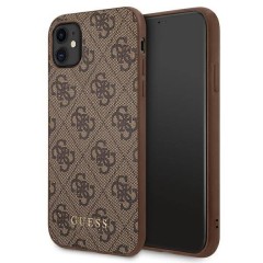 Чехол Guess 4G Collection Hard для iPhone 11, коричневый