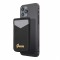 Бумажник Guess Wallet Cardslot Magsafe Saffiano Script logo, черный