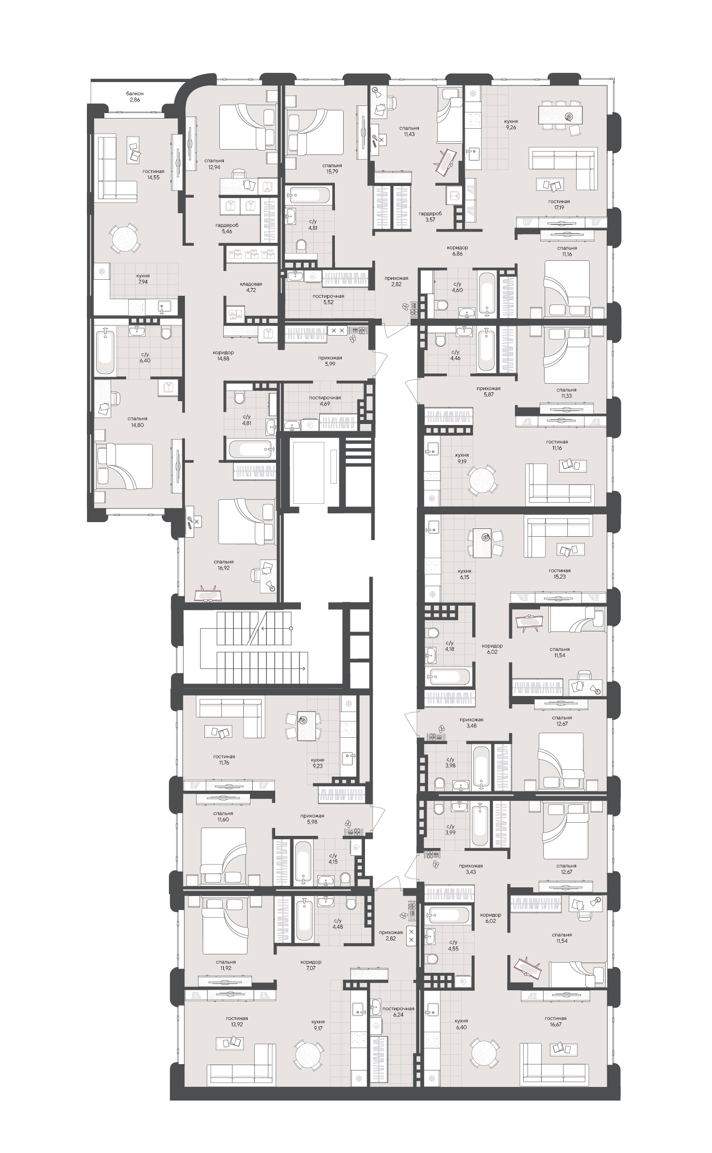 3-к 116,96&nbsp;м² — изображение 2